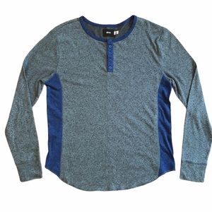 UO BDG Colorblock Henley Sweater